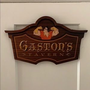 *Disney* Gaston’s Tavern sign
